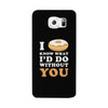 I Doughnut Know Black Phone Case Cute Graphic Design Ultra Slim