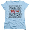 Pictureka/line Work-s/s Women's Tee-light Blue