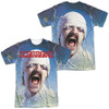 Scorpions/blackout (front/back Print)-s/s Adult Poly Crew-white