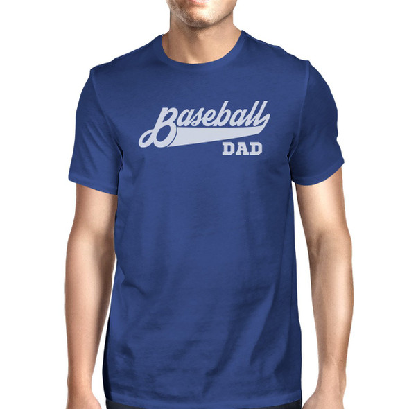 Baseball Dad Men's Funny Design Short Sleeve Top For Baseball Dad