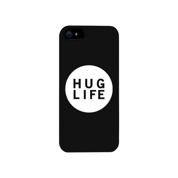 Hug Life Black Sleeveless Black Phone Case