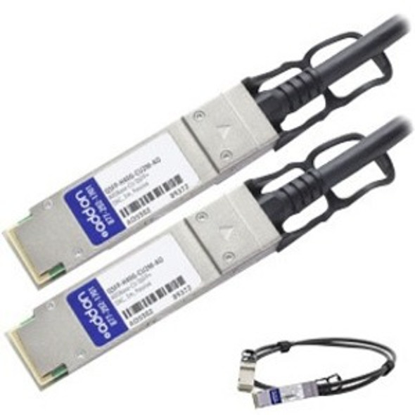 AddOn Cisco QSFP-H40G-CU2M Compatible TAA Compliant 40GBase-CU QSFP+ to QSFP+ Direct Attach Cable (Passive Twinax, 2m)