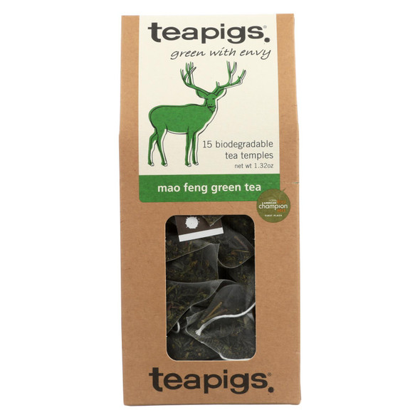 Teapigs Green Tea - Mao Feng - Case Of 6 - 15 Count