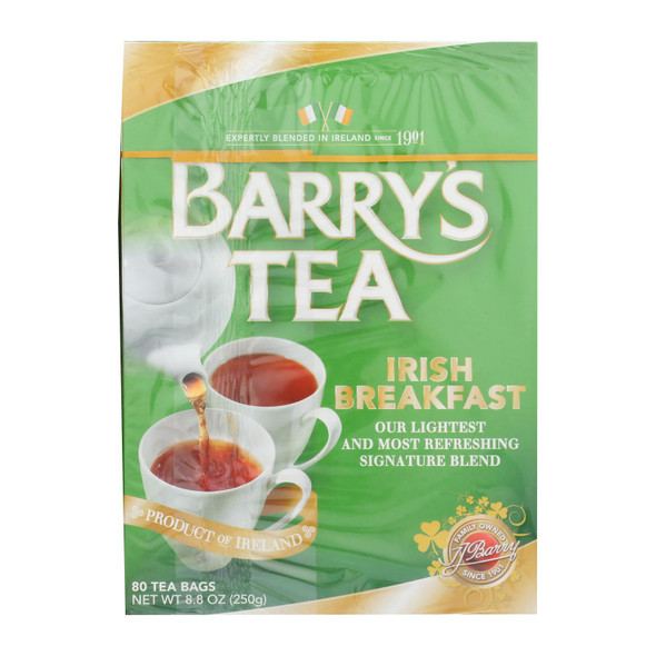 Barry's Tea - Irish Tea - Irish Breakfast - Case Of 6 - 80 Bags