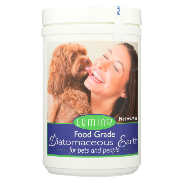 Lumino Home Diatomaceous Earth - Food Grade - Pets And People - 9 Oz