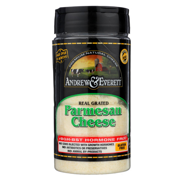 Andrew And Everett - Parmesan Cheese - Grated - Case Of 6 - 7 Oz.