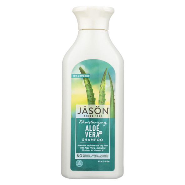 Jason Pure Natural Shampoo Aloe Vera For Dry Hair - 16 Fl Oz