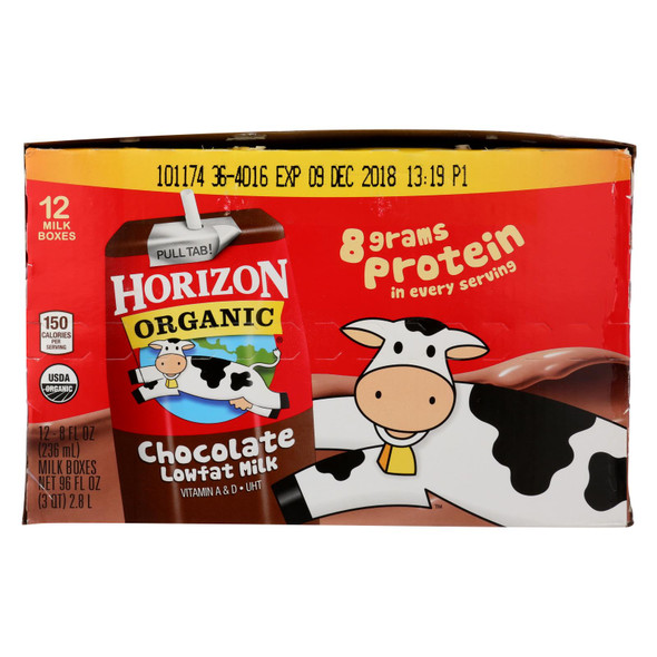 Horizon Lowfat Chocolate Milk  - 1 Each - 12/8 Fz