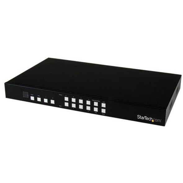 StarTech.com 4x4 HDMI Matrix Switch with Picture-and-Picture Multiviewer or Video Wall