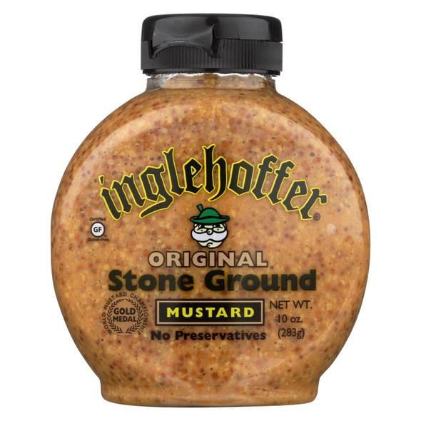 Inglehoffer - Mustard - Original Stone Ground - Case Of 6 - 10 Oz.