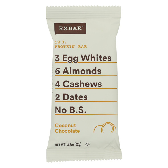Rxbar - Protein Bar - Coconut Chocolate - Case Of 12 - 1.83 Oz.