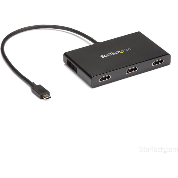 StarTech.com USB C to HDMI Multi-Monitor Adapter - 3-Port MST Hub - USB C Multi Monitor