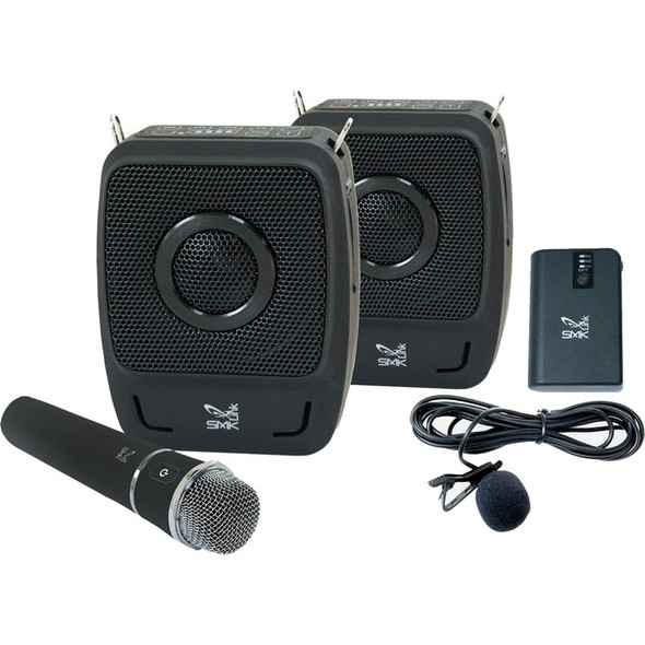 SMK-Link GoSpeak! Duet Wireless Portable PA System with Wireless Microphones (VP3450)