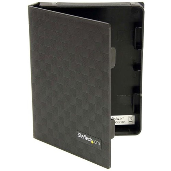 StarTech.com 2.5in Anti-Static Hard Drive Protector Case - Black (3pk)