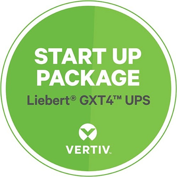 Vertiv Startup Installation Services for Vertiv Liebert GXT4 UPS External Battery Cabinets Includes Removal of Existing Batteries