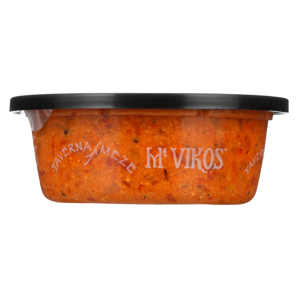 Mt Vikos Spread - Taverna Meze - Red Pepper And Feta - 7.7 Oz - Case Of 6