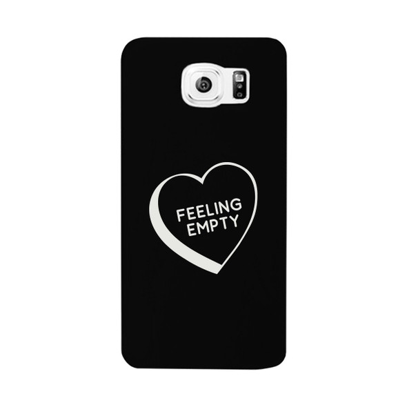 Feeling Empty Heart Black Graphic Phone Case Unique Design