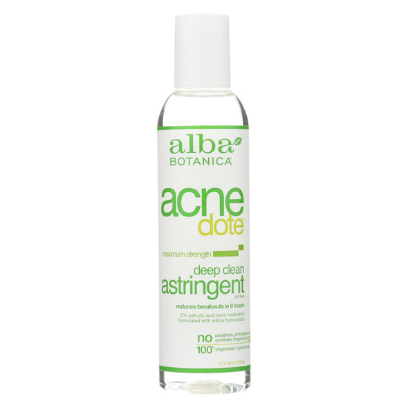 Alba Botanica - Acnedote Deep Clean Astringent - 6 Oz