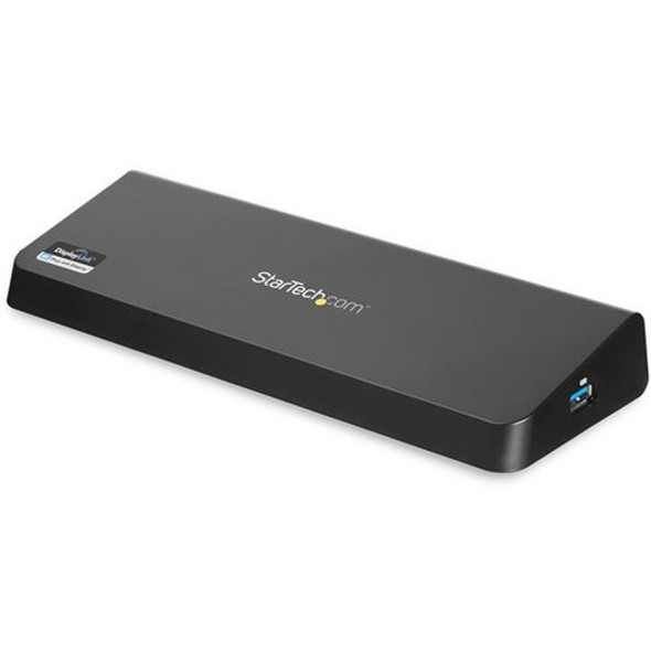 StarTech.com USB 3.0 Docking Station - Windows / macOS Compatible - Supports Dual Displays, HDMI / DisplayPort or 4K Ultra HD on a Single Monitor - USB3DOCKHDPC