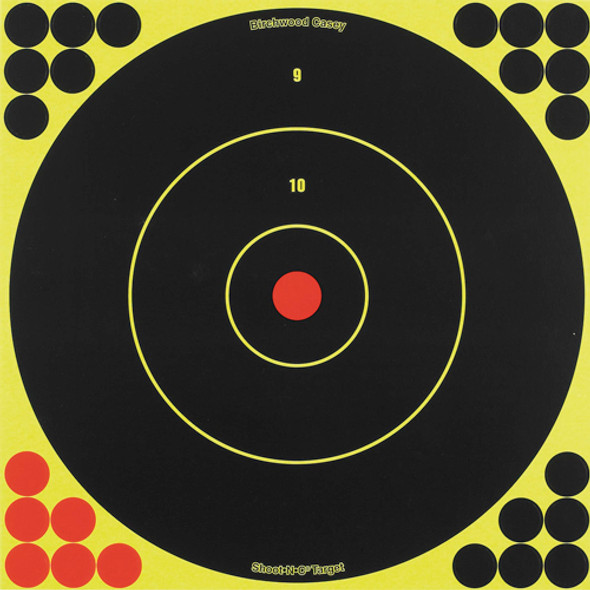 Birchwood Casey Shoot-N-C 12in Bulls-Eye Target - 12 Targets