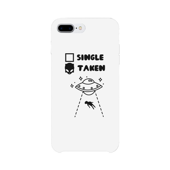 Single Taken Alien Black Phone Case Funny Graphic Case - 3PJAS057WT MI6