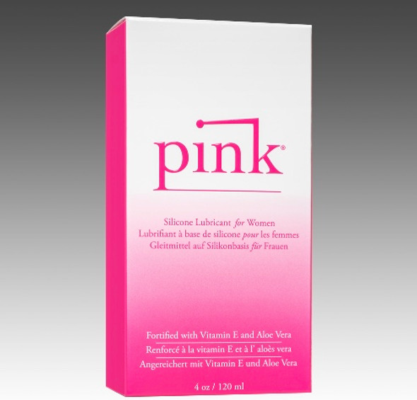 Pink Silicone Lube For Ladies 4 Oz