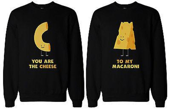 Youre the Cheese to My Macaroni BFF Matching SweatShirts for Best Friend - 3PFSS010 MXL WXL