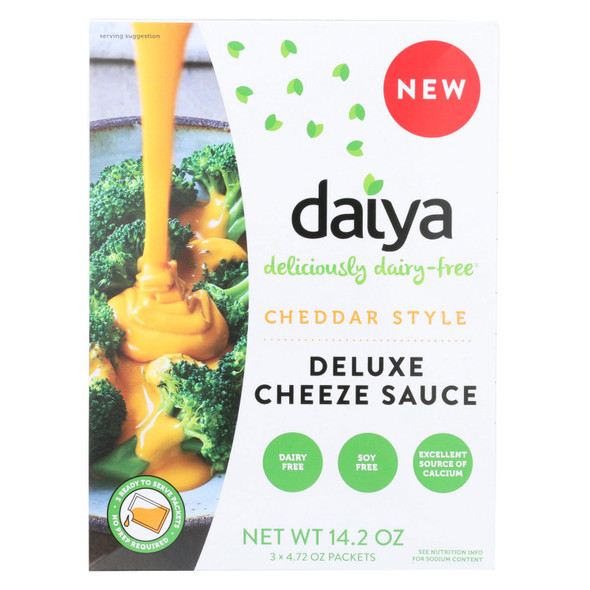 Daiya Foods - Dairy Free Cheeze Sauce - Cheddar Style - Cs Of 8 - 14.2 Oz.