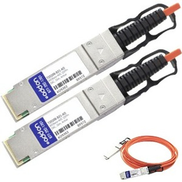 AddOn HP 720208-B21 Compatible TAA Compliant 40GBase-AOC QSFP+ to QSFP+ Direct Attach Cable (850nm, MMF, 10m)