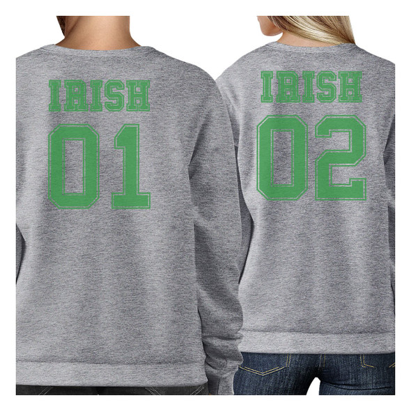 Irish 01 Irish 02 Cute Gift Idea Irish Couples Matching Sweatshirts - 3PSS074HG MXL WXL