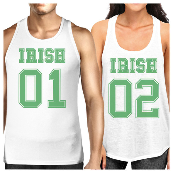 Irish 01 Irish 02 Patricks Day Tank Top For Couples Cute Gift Ideas - 3PTT033WT MS WS