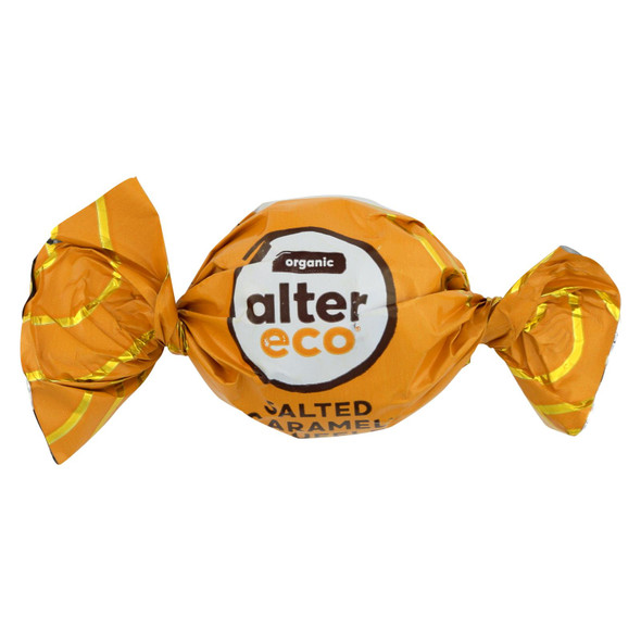 Alter Eco Americas Organic Truffles - Salted Caramel - .42 Oz - Case Of 60