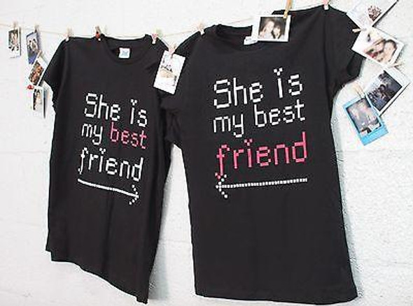 BFF Matching Shirts - She's My Best Friend with Arrows - Gift for BFF - 3PFT007 WXL WXL