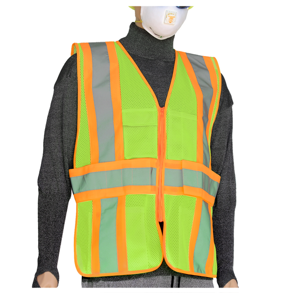 GLOW SHIELD Class 2 - Safety Vest (Expandable Side Panels)