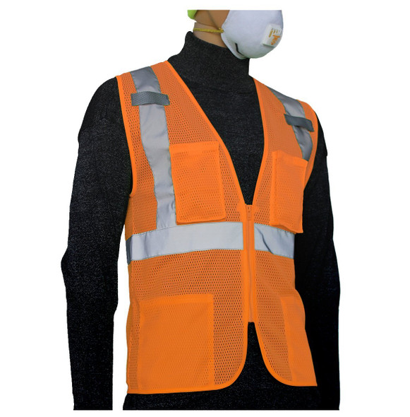 GLOW SHIELD Class 2 - Safety Vest (Multi-Pockets)