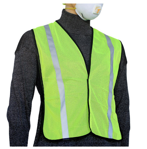GLOW SHIELD Non Rated Garments - Safety Vest (1" Silver Stripes)