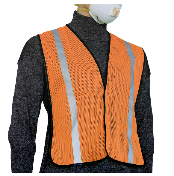 GLOW SHIELD Non Rated Garments - Safety Vest (1" Silver Stripes) - IES31847789822051