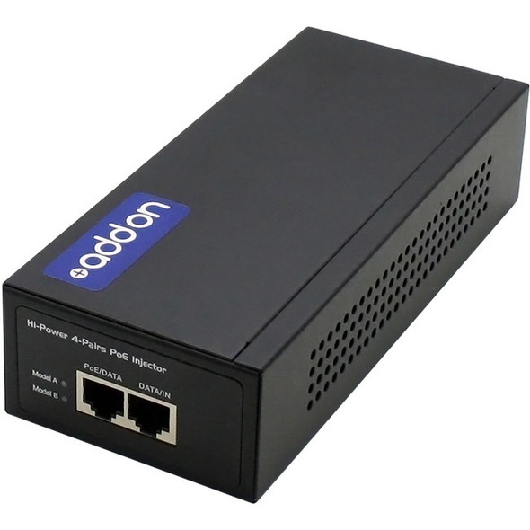 AddOn 60W POE Power Injector (IEEE802.3af/IEEE802.3at 57v 60W max,10/100Base-T and 10/100/1000Base-T )