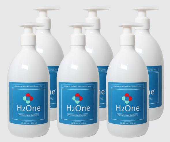 H2One Awakening Citrus Hand Sanitizer Gel 500 ML 75 Percent Ethyl Alcohol (Ethanol)