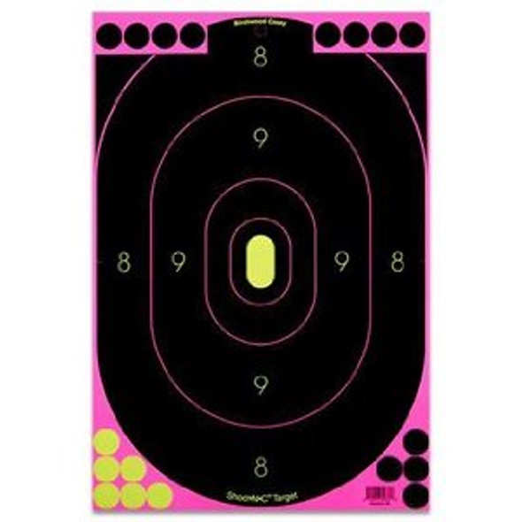 Birchwood Casey Shoot-N-C Pink 12x18 Silhouette Trgt 5 PK