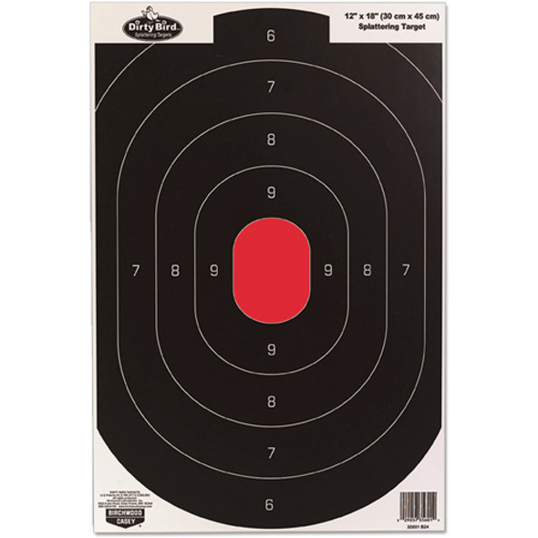 Birchwood Casey Dirty Bird 12ix18i Silhouette Target 8PK