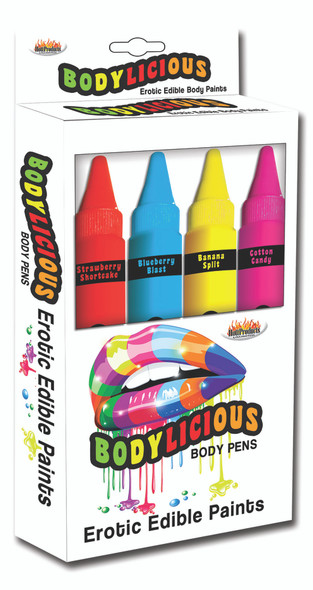 Bodylicious Edible Body Pens 4pk - EOPHP3043