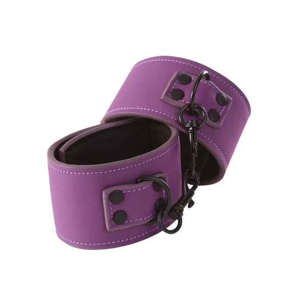 Lust Bondage Wrist Cuff Purple - EOPNSN-1253-15