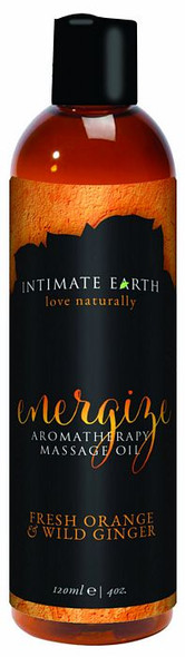 Intimate Earth Energize Massage Oil 4oz - EOPINT010