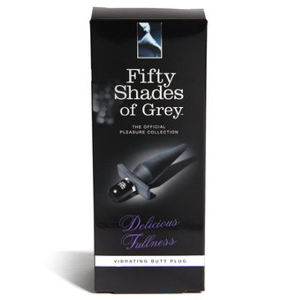 Fifty Shades Vibrating Butt Plug Grey - EOPFSG48291