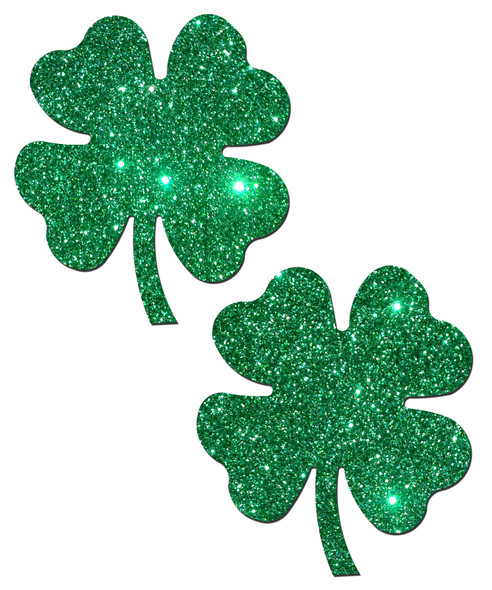 Pastease Four Leaf Clover: Glittering Green Shamrocks - EOP8286-CLVGLTGR