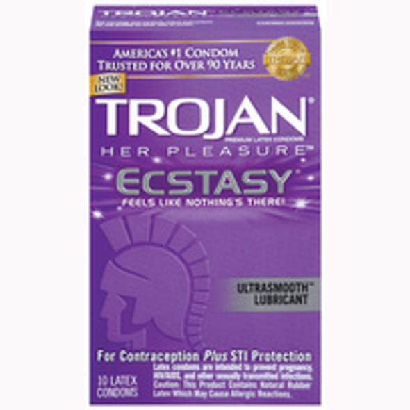 Trojan Her Pleasure Ecstasy 10 Pack - EOP7606-092