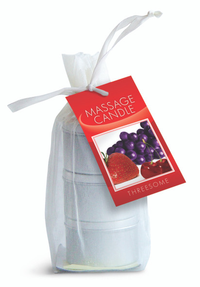 Candle 3 Pack Edible Cherry Grape Strawberry - EOP8231-70