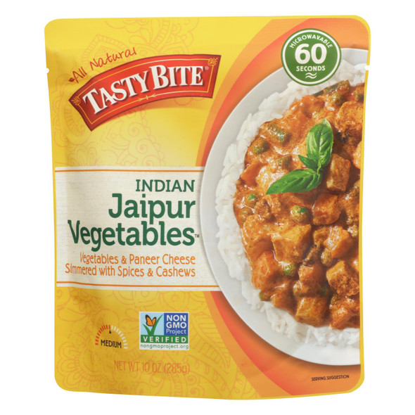 Tasty Bite Entrees - Indian Cuisine - Jaipur Vegetables - 10 Oz - Case Of 6