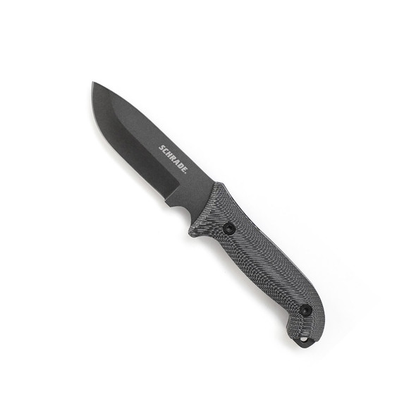 Schrade SCHF51 Fixed 5.0 in Black Blade Polymer Handle